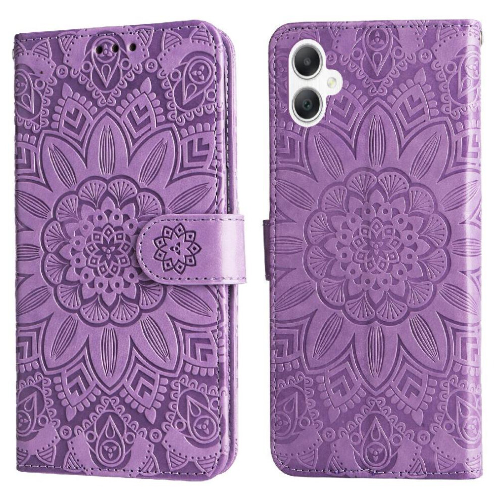 (Purple) Case For Samsung Galaxy A06 5G Flip Protective Cover Card Slots Leather Purple 764490341455