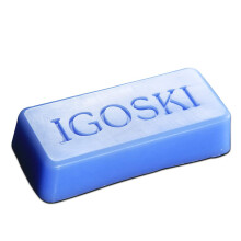 Cera per sci e snowboard IGOSKI per tutte le temperature, 180 g, per tutti i modelli di sci e snowboard, blu