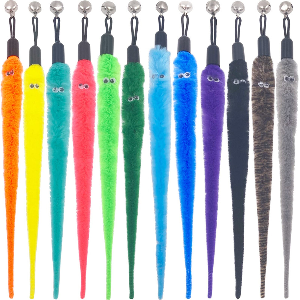 Ricarica Per Giocattoli Interattivi Per Gatti, Vermi Interattivi Per Gatti, 12 Pezzi, Ricarica Per Giocattoli Interattivi Per Gatti, Vermi Intera