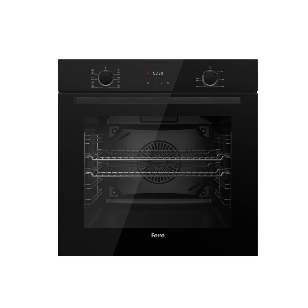 Ferre QXDMD 662 CS - 60cm Electric Built-in Oven - 10 Functions - 73L