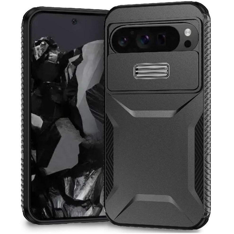 Photos - Case   for Google Pixel 9 Pro Xl Shockproof Lens Protection Lightweight(Black)