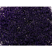 Chainmail Joe 1/2 Pfund violette anodisierte Aluminium Sprungringe 18G 1/4" ID (3200+ Ringe)