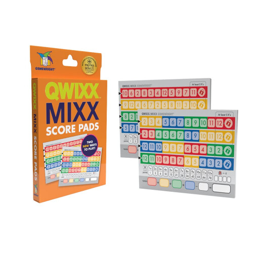 Gamewright Qwixx Mixx - Γνήσιοι Αντικαταστάτες Σκορ για Qwixx 1