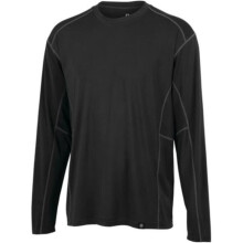 First Gear 527591 Light Weight Long Sleeve Dark Grey Base Layer Top, 3XL