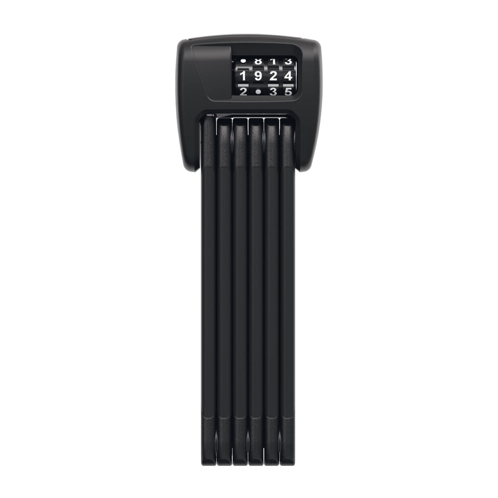 ABUS Folding Lock Bordo 6000C with SH Lock Holder - Combination Lock Made of Hardened Steel - with 4-Digit Code - ABUS Security Level 10 - Length 90 c