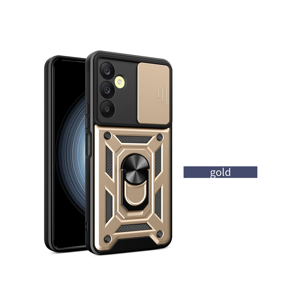 (, For A05) Armor Case For Samsung Galaxy A55 A54 A15 A35 A25 Gold 967855130804
