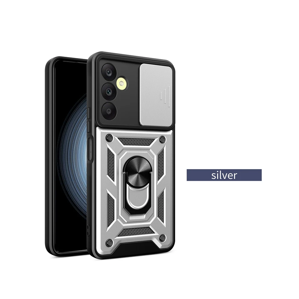 (, For A13 4G) Armor Case For Samsung Galaxy A55 A54 A15 A35 A25 Silver 967855131481