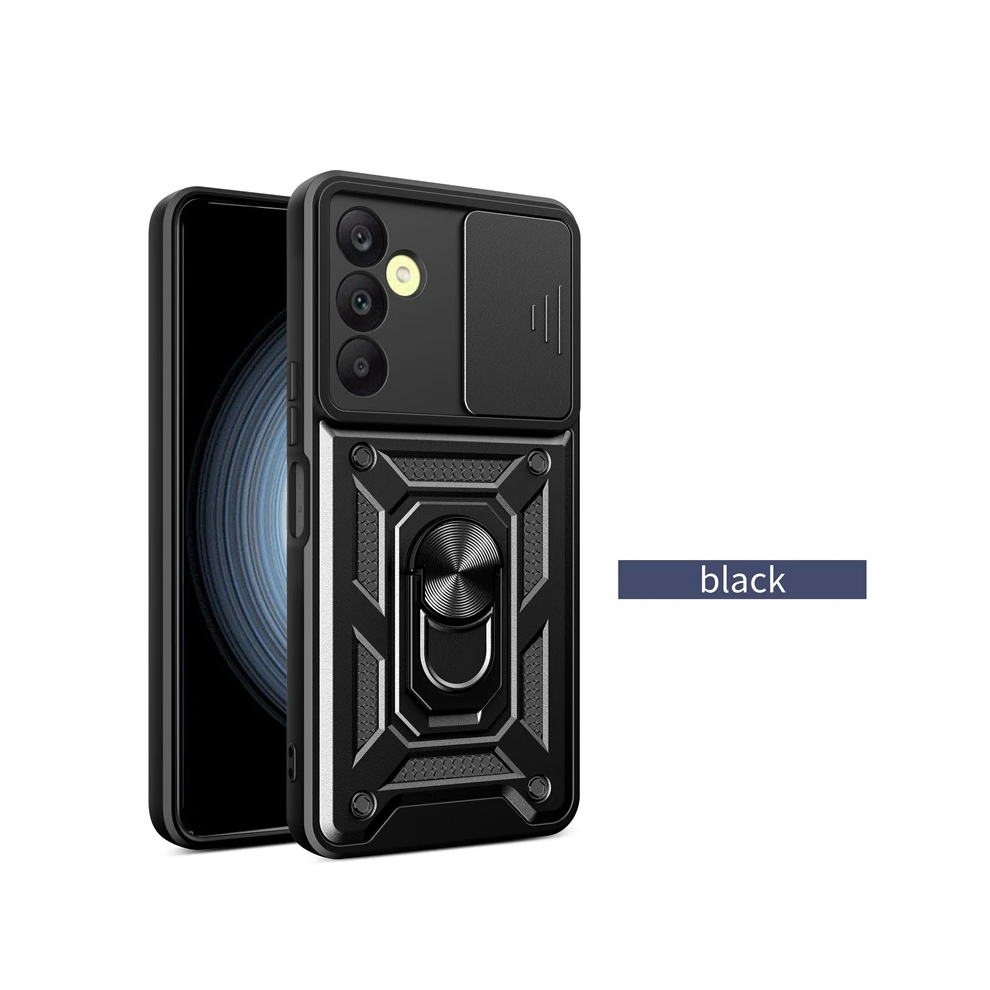 (, For A73 5G) Armor Case For Samsung Galaxy A55 A54 A15 A35 A25 Black 967855131658