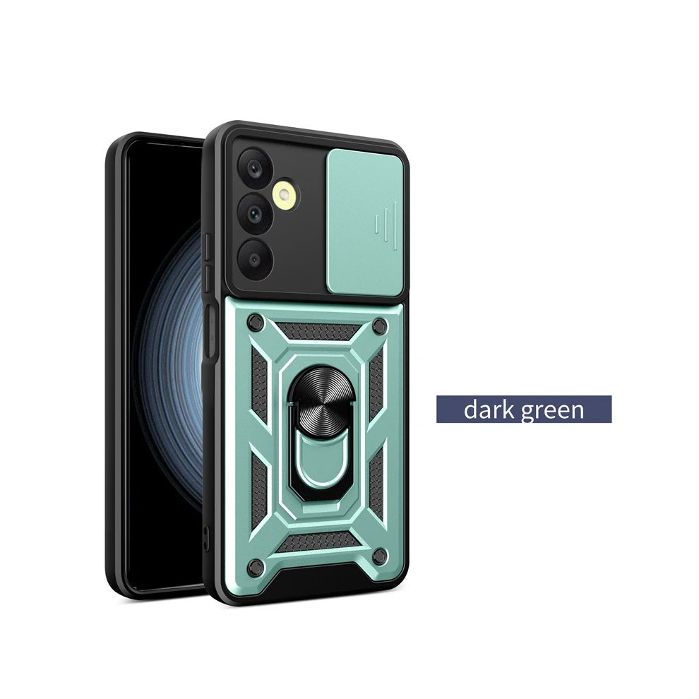 (, For A13 4G) Armor Case For Samsung Galaxy A55 A54 A15 A35 A25 Green 967855131757
