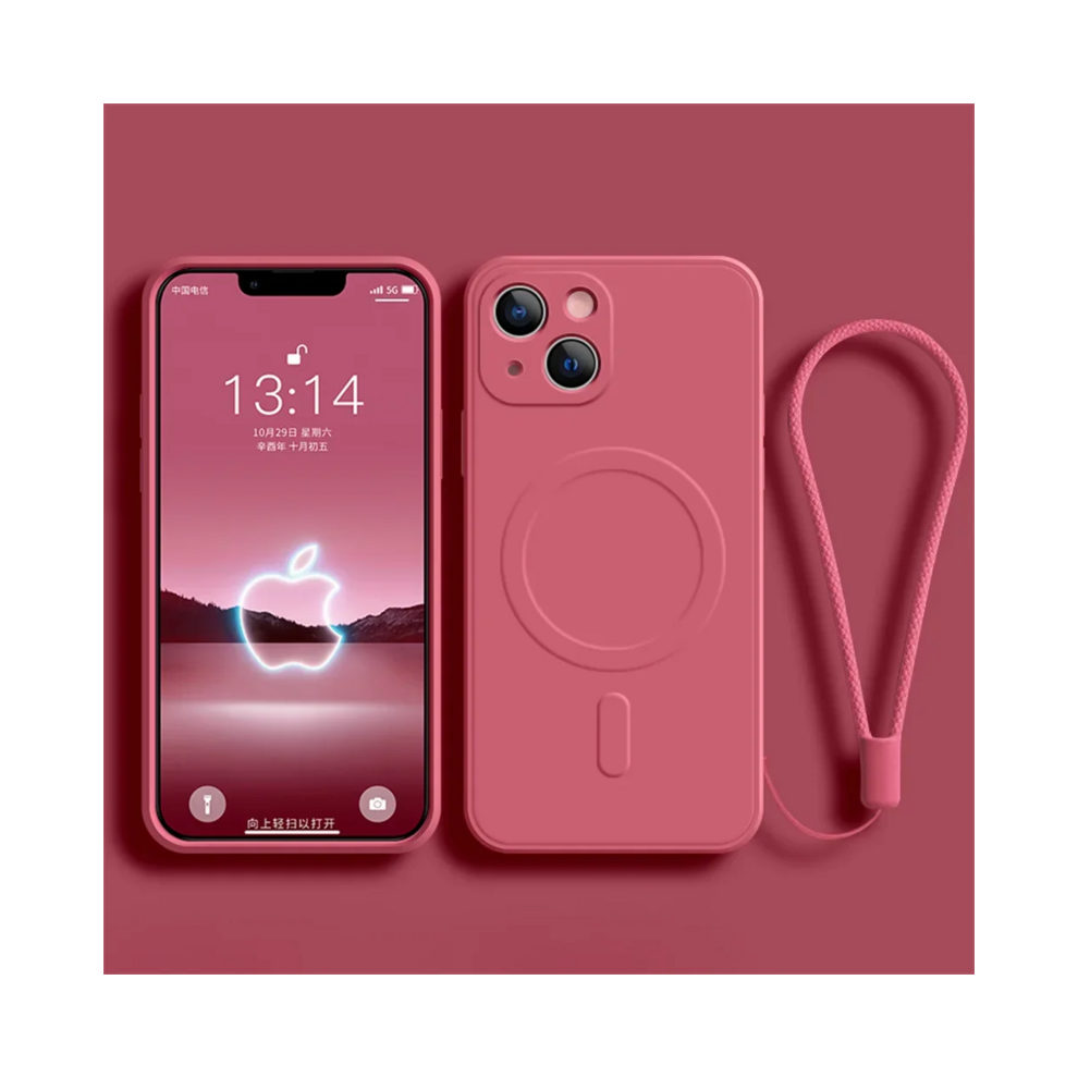 (Camellia, For Iphone 16Plus) Liquid Silicone Case For Iphone 16 15 14 13 12 11 967855118413