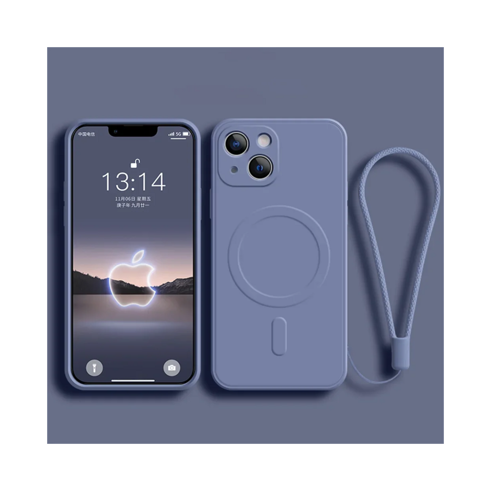 (, For Iphone 16Promax) Liquid Silicone Case For Iphone 16 15 14 13 12 11 Gray 967855118475
