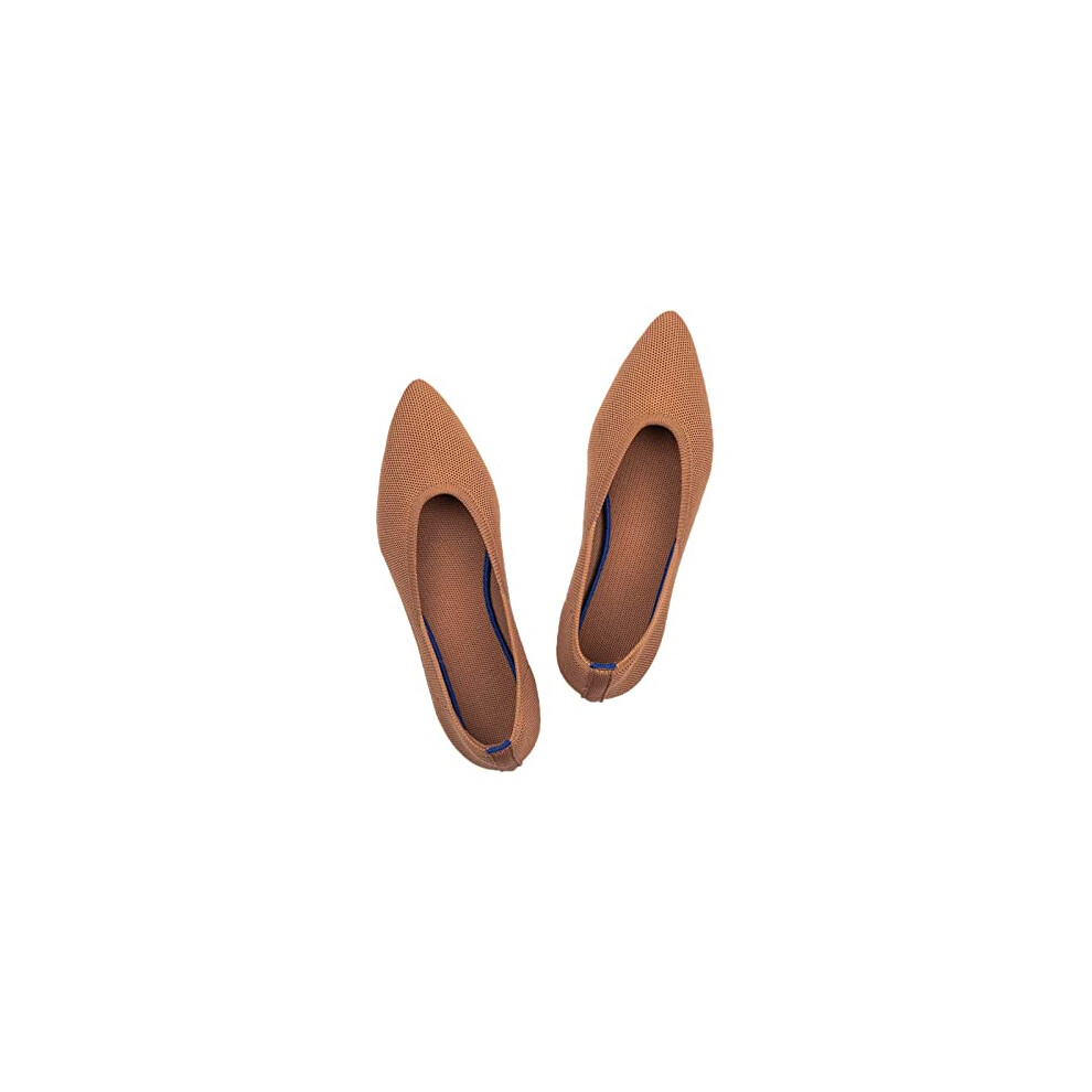 Frank Mully Femmes Bout Pointu Ballerines Tricot Chaussures Habill   es Confort Femmes Chaussures Slip On Ballerines pour Femme Classique Souple Ch