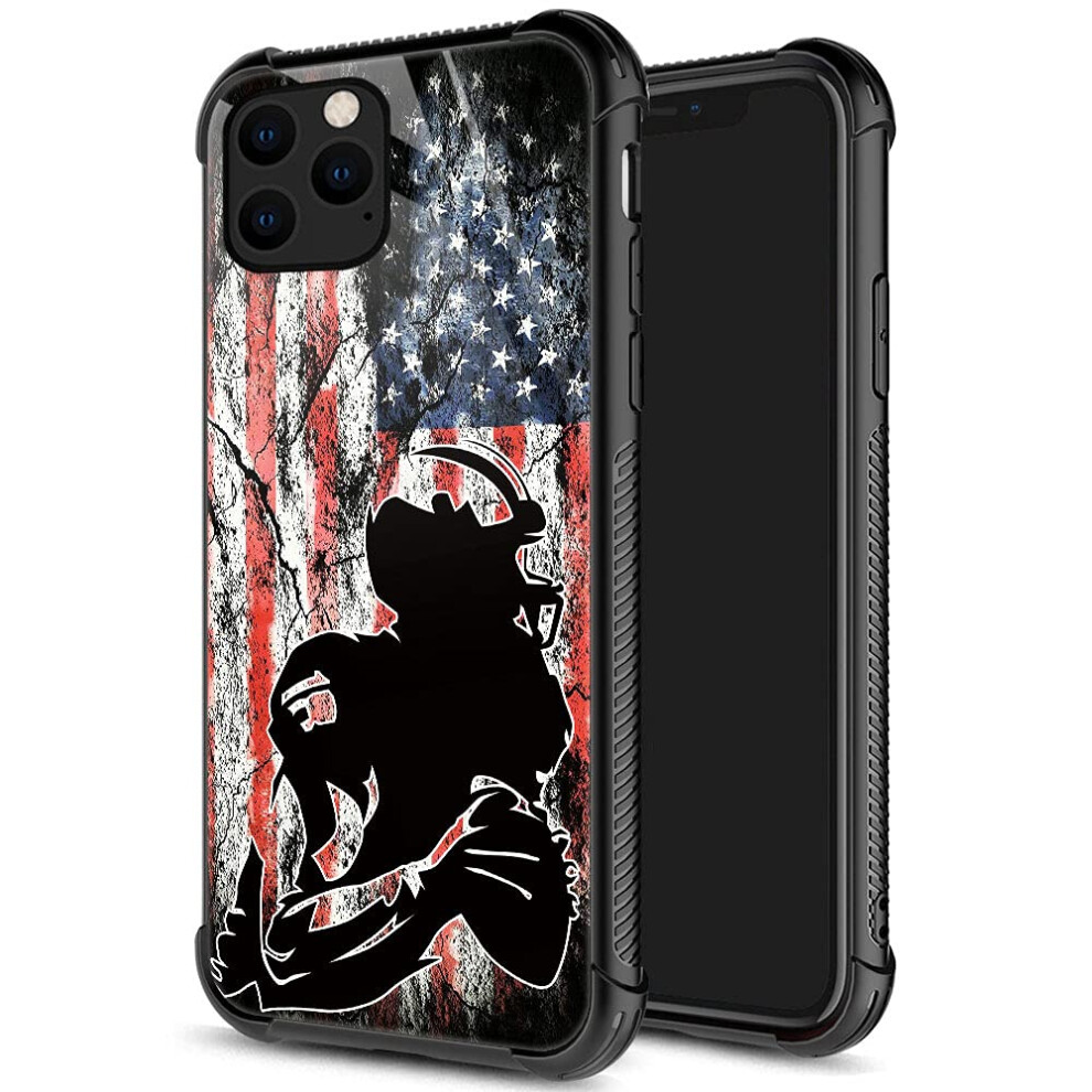 Djsok Case Compatible With Iphone 11 Pro Case American Football Flag Case For Iphone 11 Pro Cases For Man Boys Girls Shockproof Rugged Cover Case For 9431971420077