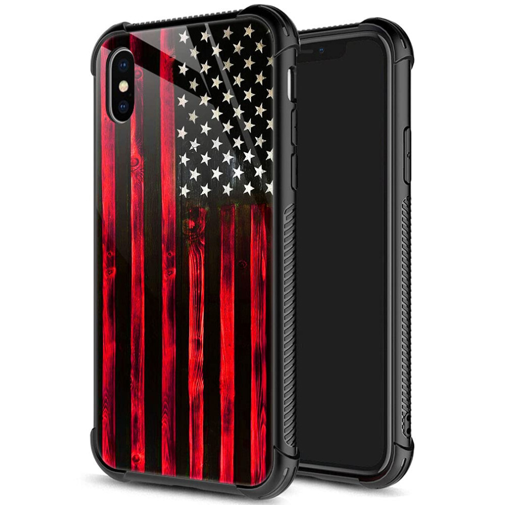 Djsok Case Compatible With Iphone Xs Case Modern Design Of American Flag Case For Iphone X Cases For Man Boys Girls Shockproof Rugged Cover Case For 9431971422927