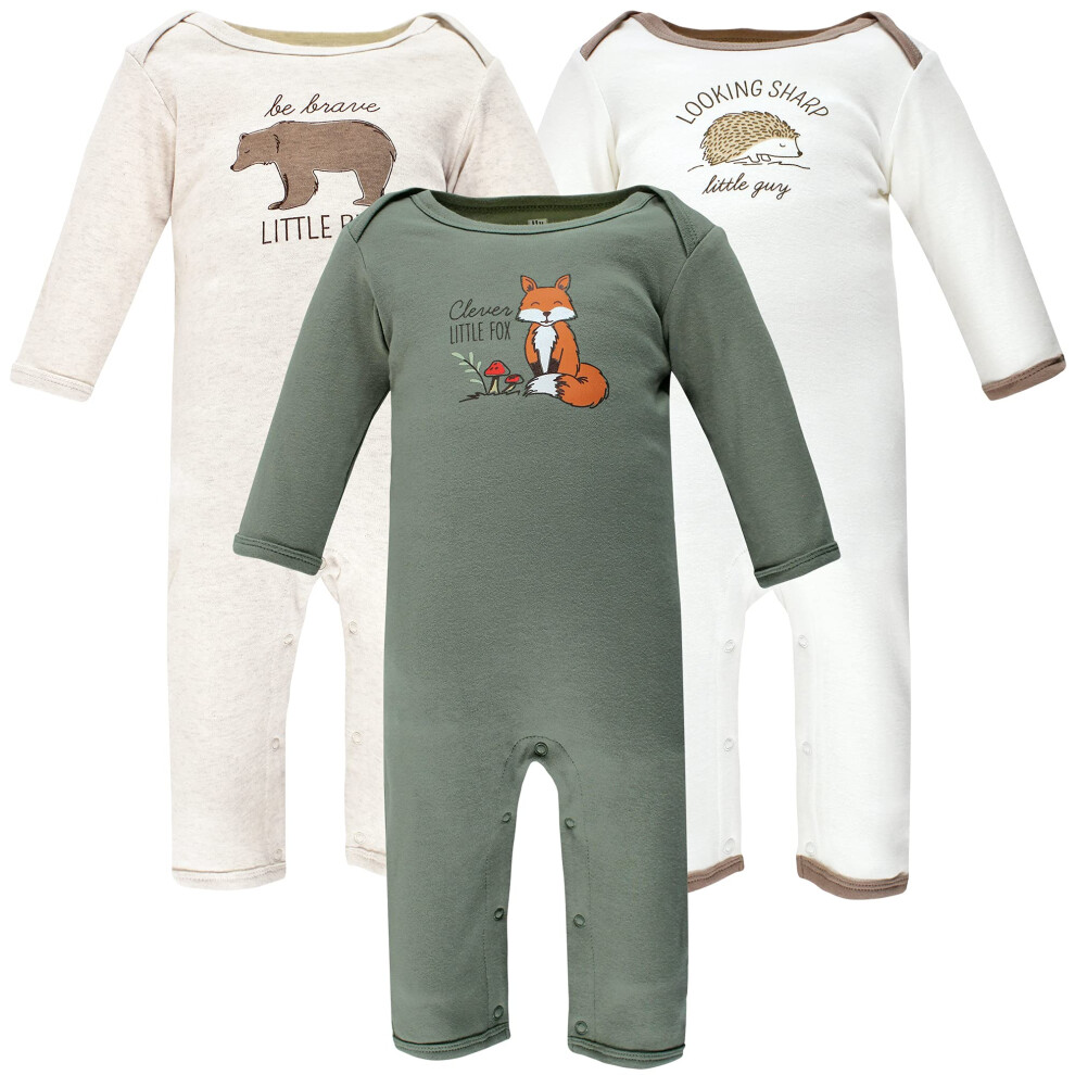 Hudson Baby Unisex Baby Baumwolloverall Forest Fox 0-3 Monate