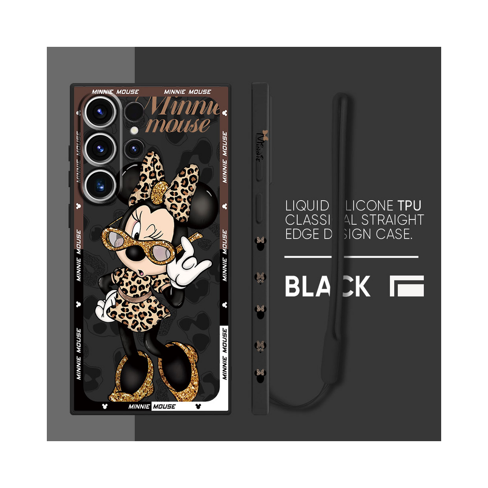 (Vvara02, For Galaxy S22) Mickey Minnie Mouse Phone Case For Samsung Galaxy 967855140582