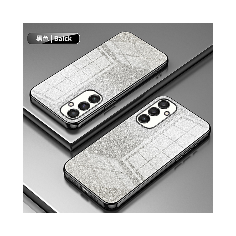 (7, For Samsung S24) Luxury Gradient Glitter Bling Plating Case For Sam 967855146676