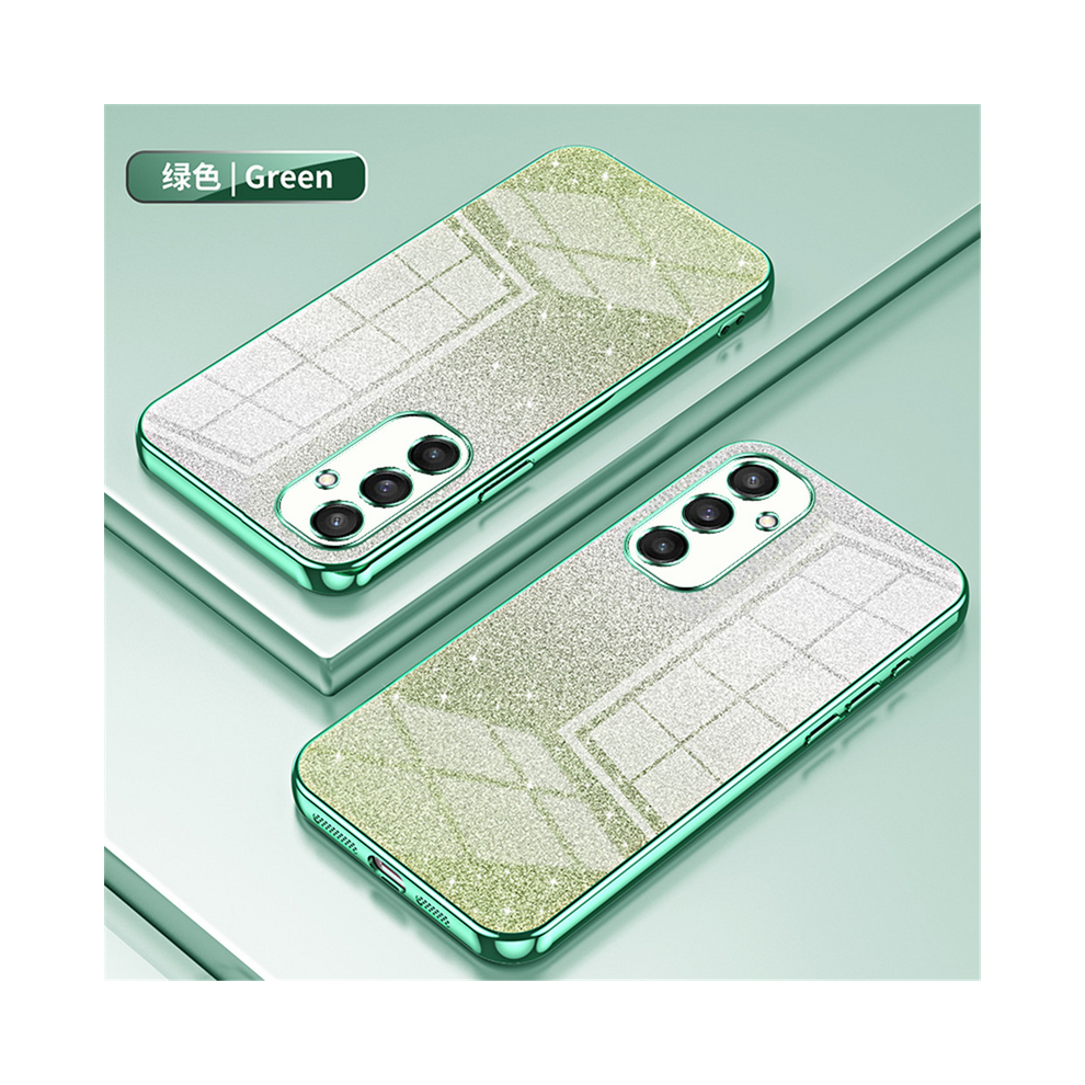 (5, For Samsung S21) Luxury Gradient Glitter Bling Plating Case For Sam 967855146997