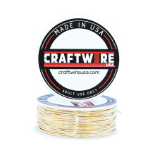Craftwire USA Pevn Hol Cerven mosazn drt Kruhov vber Dead Soft 5OZ 20 Gauge Cerven mosaz Dead Soft