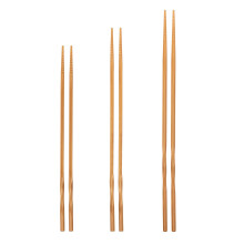 YOSUKATA Wiederverwendbare lange Essstbchen aus natrlichem Holz, Set mit 3 Paaren: 11,8 Zoll, 13 Zoll, 14,2 Zoll, braune lange Wok-Essstbchen aus