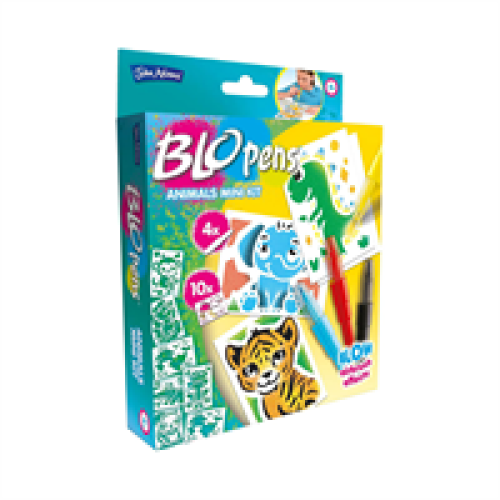 John Adams John Adams Blopens Animal Mini Kit Blow Airbrush Effects - Multicolour
