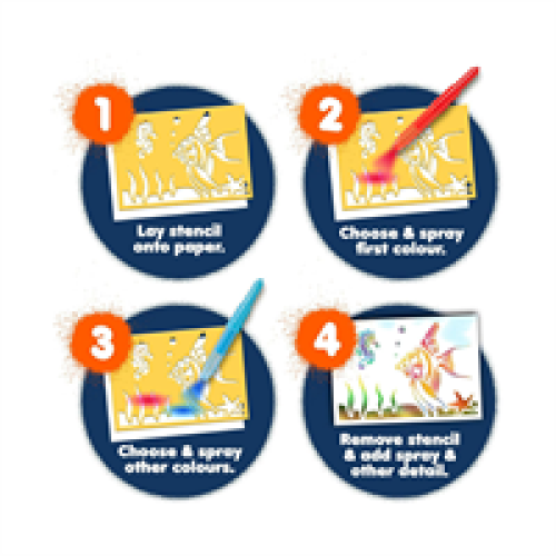 John Adams John Adams Blopens Animals Activity Set Create Fantastic Airbrush 2