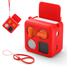 Silicone Case Protective Cover for Yoto Mini (2024 Edition) Audio Player(Red)