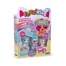 John Adams Fuzzikins Dozy Dogs Playset - Multicolour