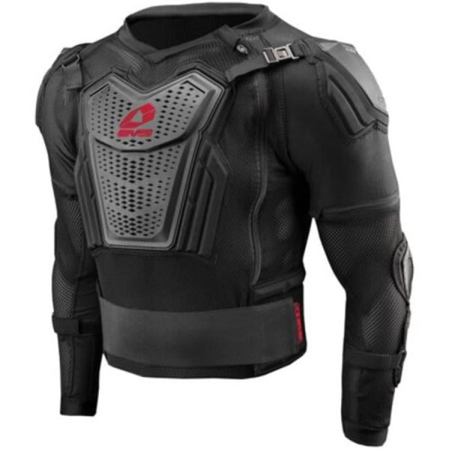 EVS CS20-BKR-YM Youth Comp Suit, Black & Red - Medium