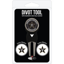 Team Golf 46645 Vanderbilt Divot Tool Pack with 3 Golf Ball Markers - Multi Team Colors, One Size