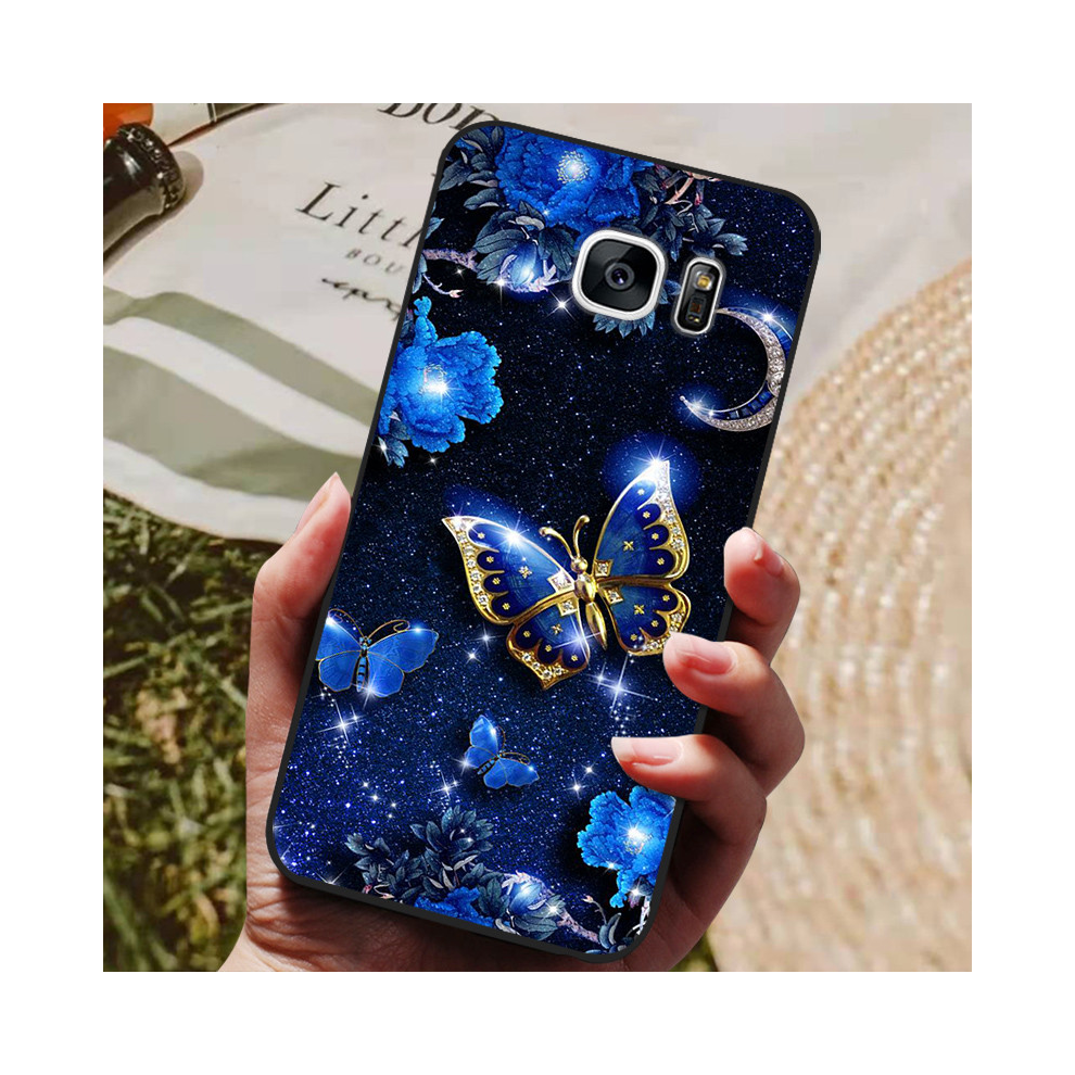 (58, For Samsung S7 Edge) For Samsung Galaxy S7 Edge Silicone Case Cute Patt 931287561543