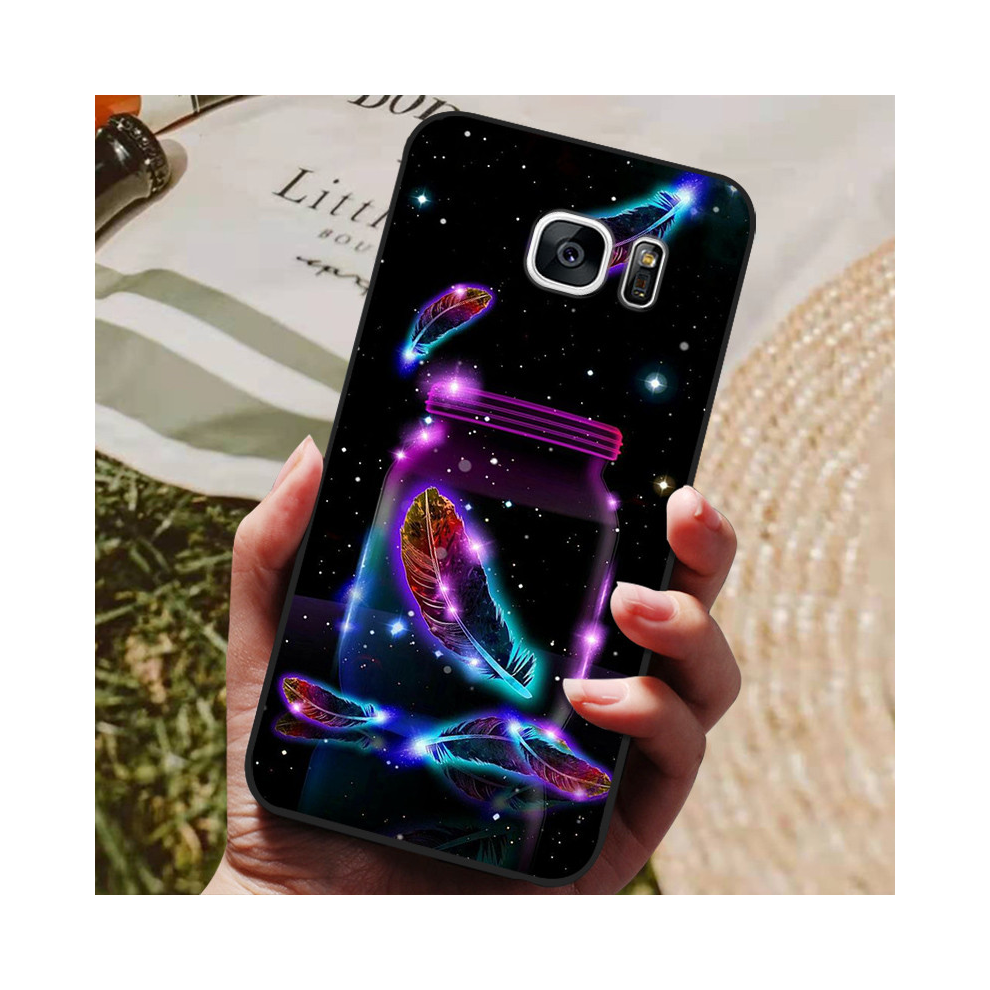 (55, For Samsung S7 Edge) For Samsung Galaxy S7 Edge Silicone Case Cute Patt 931287561666