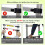 Multi-Purpose Folding with Detachable Hooks, Stainless Steel Ladders 14 Adjustable Steps, Extendable Resistant Foldable Ladder, Max Load 150kg 6