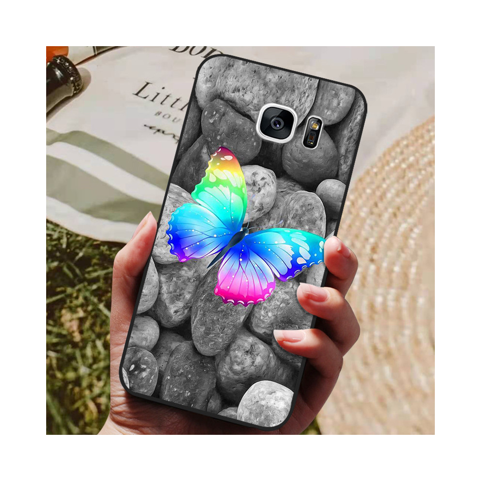 (50, For Samsung S6) For Samsung Galaxy S7 Edge Silicone Case Cute Patt 931287561864