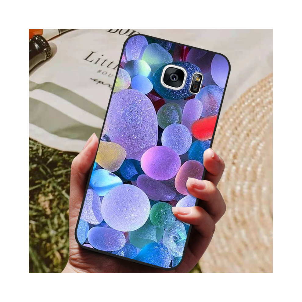 (48, For Samsung S6 Edge) For Samsung Galaxy S7 Edge Silicone Case Cute Patt 931287561956