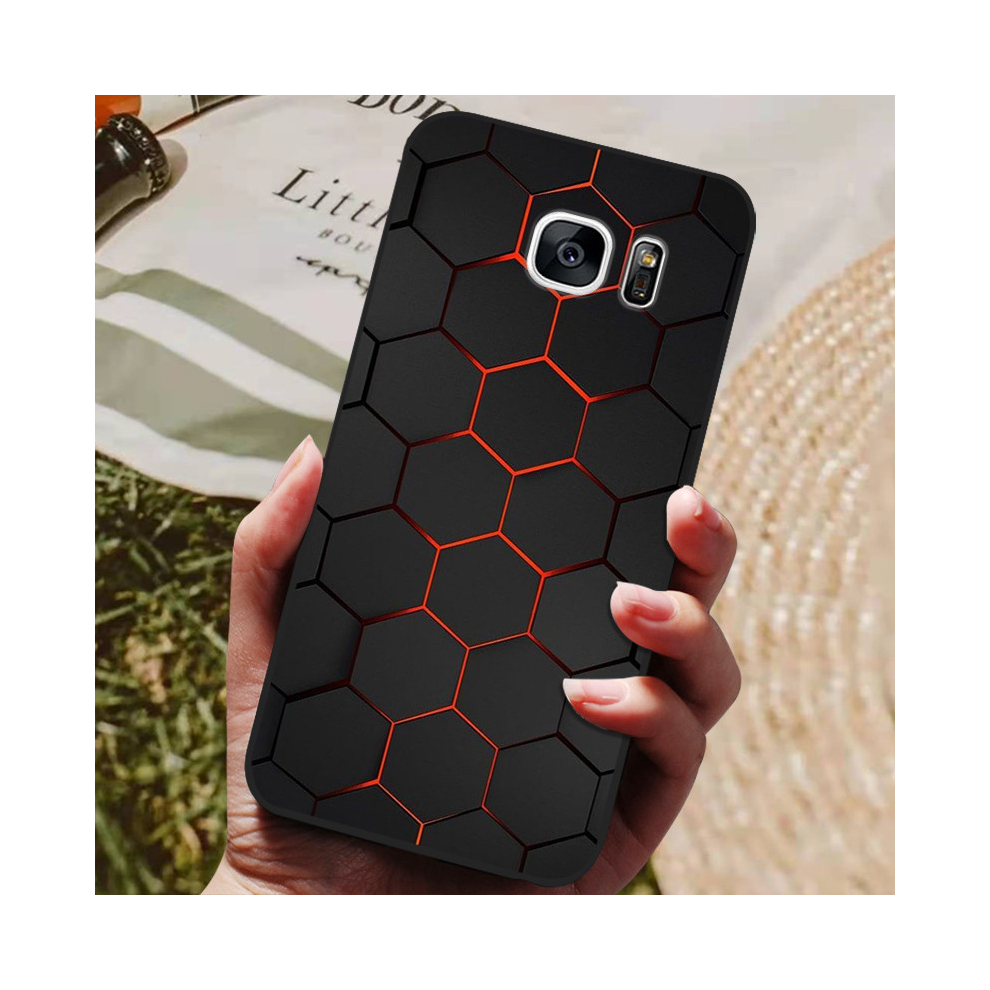 (36, For Samsung S6 Edge) For Samsung Galaxy S7 Edge Silicone Case Cute Patt 931287562106