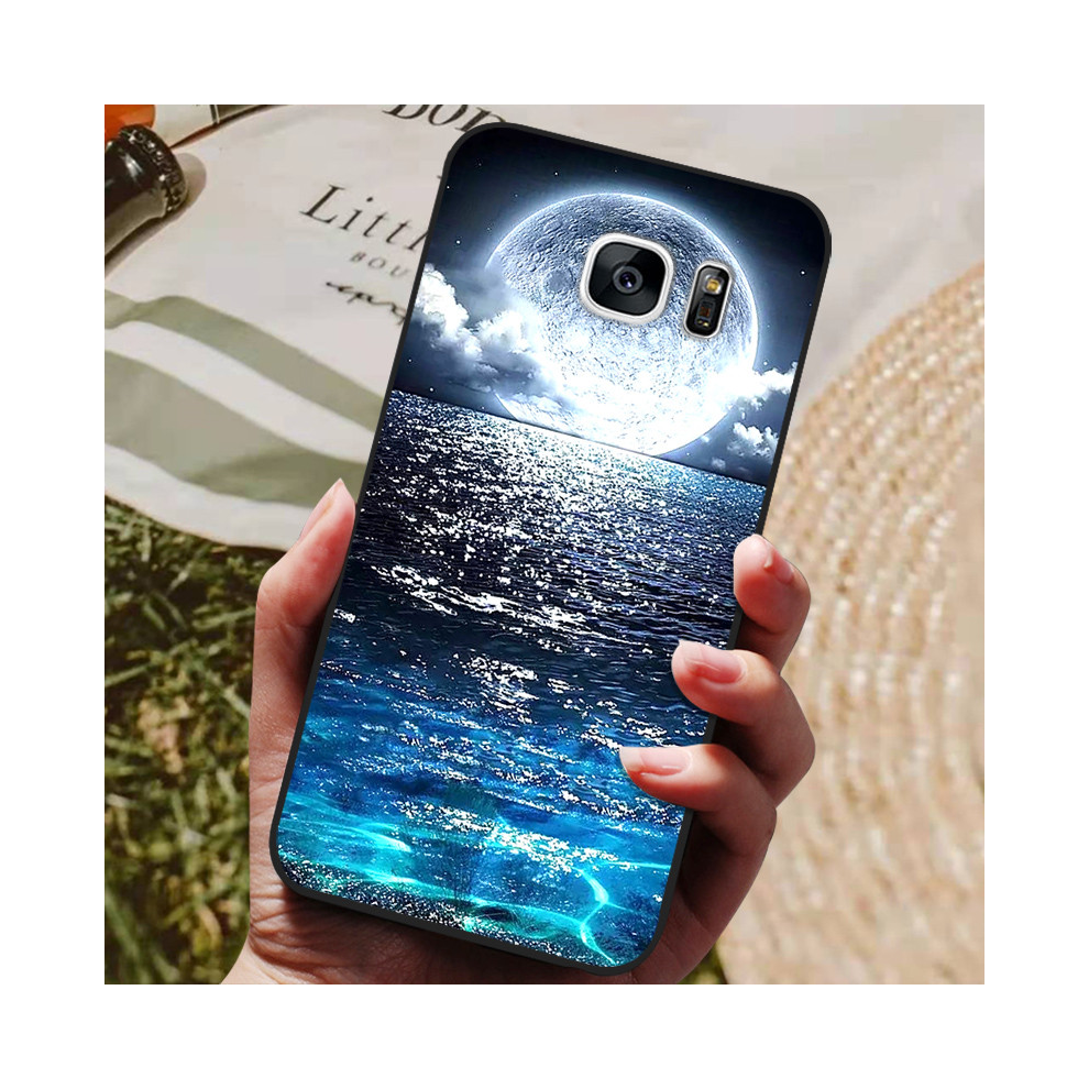 (34, For Samsung S7 Edge) For Samsung Galaxy S7 Edge Silicone Case Cute Patt 931287562205