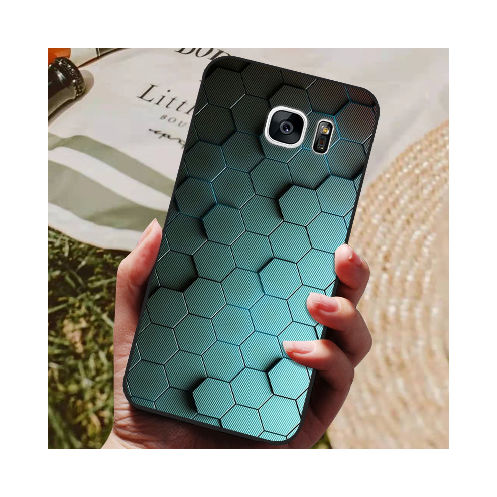 (40, For Samsung S7) For Samsung Galaxy S7 Edge Silicone Case Cute Patt 931287562274