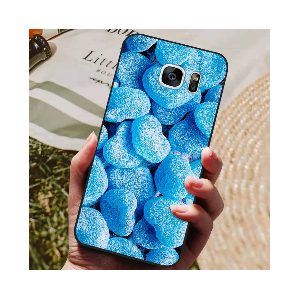 (38, For Samsung S7) For Samsung Galaxy S7 Edge Silicone Case Cute Patt 931287562359