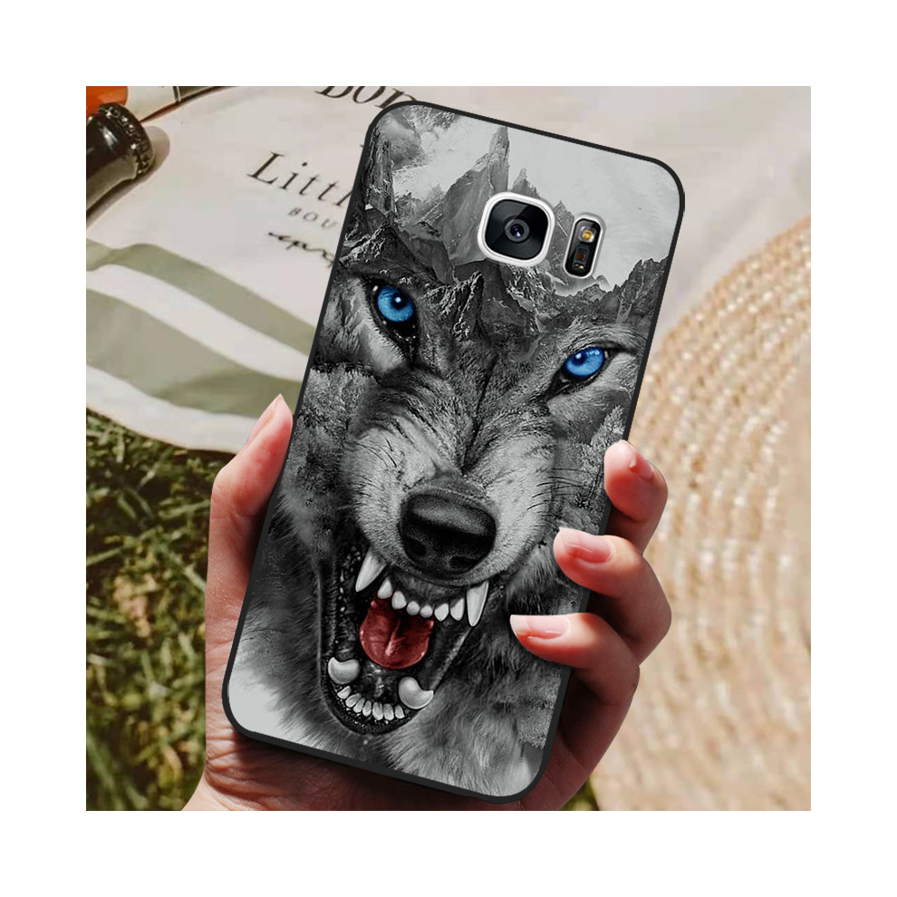 (28, For Samsung S7) For Samsung Galaxy S7 Edge Silicone Case Cute Patt 931287562434