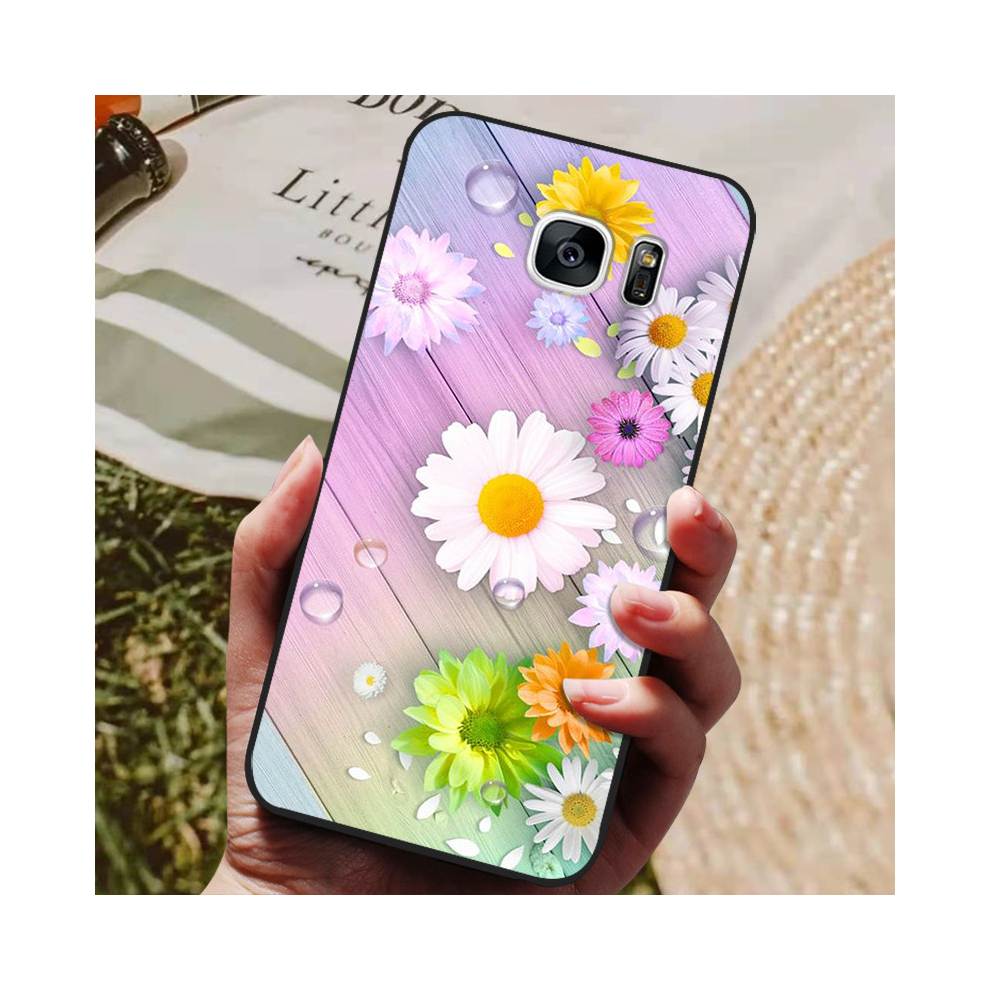(27, For Samsung S6) For Samsung Galaxy S7 Edge Silicone Case Cute Patt 931287562458