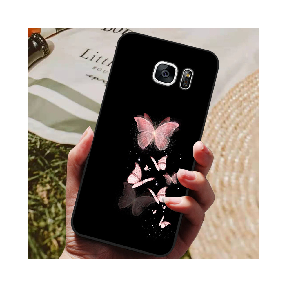 (30, For Samsung S7 Edge) For Samsung Galaxy S7 Edge Silicone Case Cute Patt 931287562687