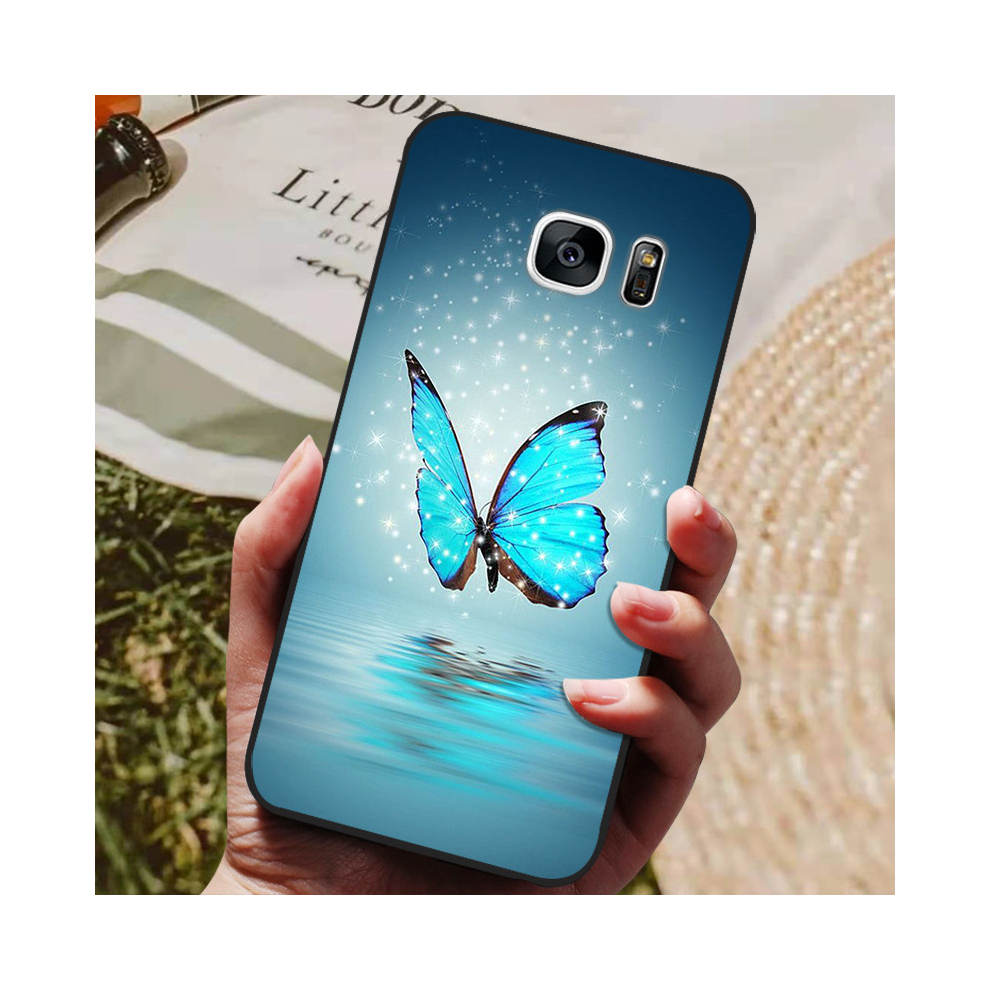 (17, For Samsung S6) For Samsung Galaxy S7 Edge Silicone Case Cute Patt 931287562854