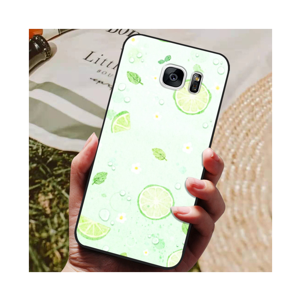 (22, For Samsung S6 Edge) For Samsung Galaxy S7 Edge Silicone Case Cute Patt 931287562984