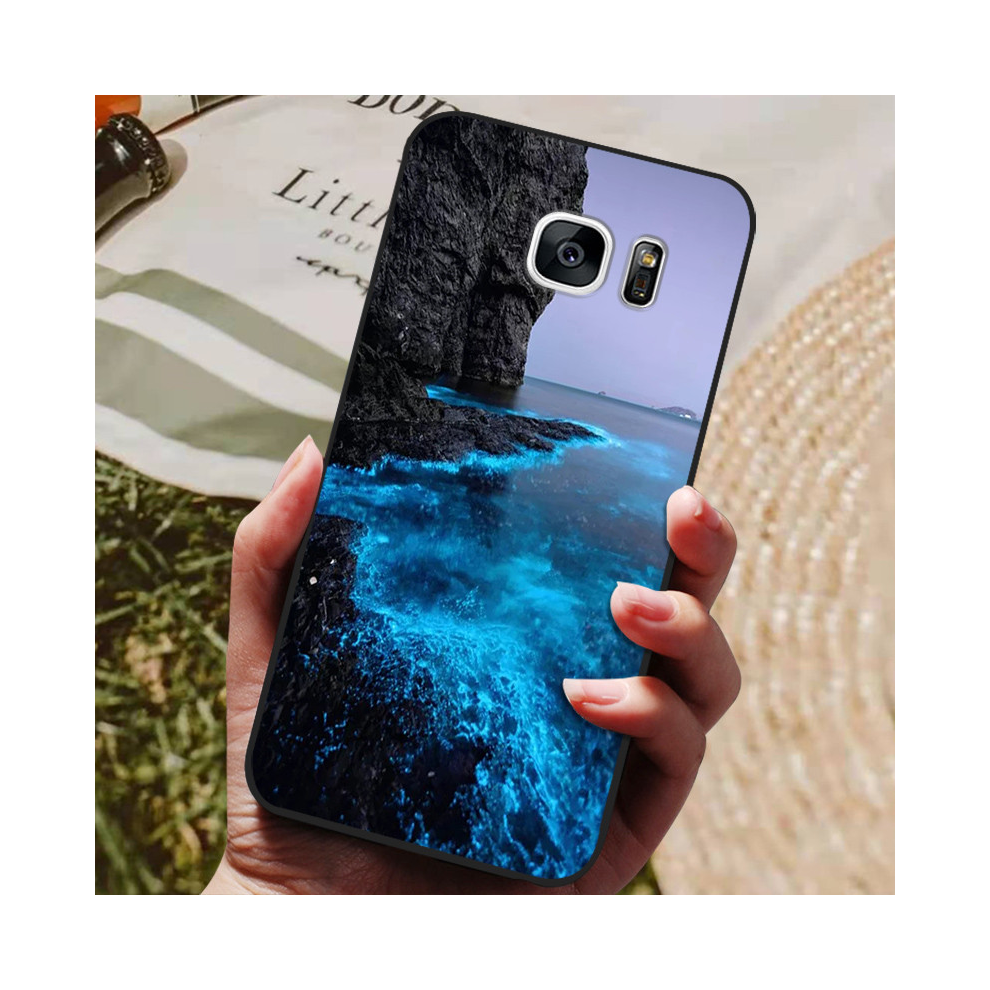 (6, For Samsung S6 Edge) For Samsung Galaxy S7 Edge Silicone Case Cute Patt 931287563622