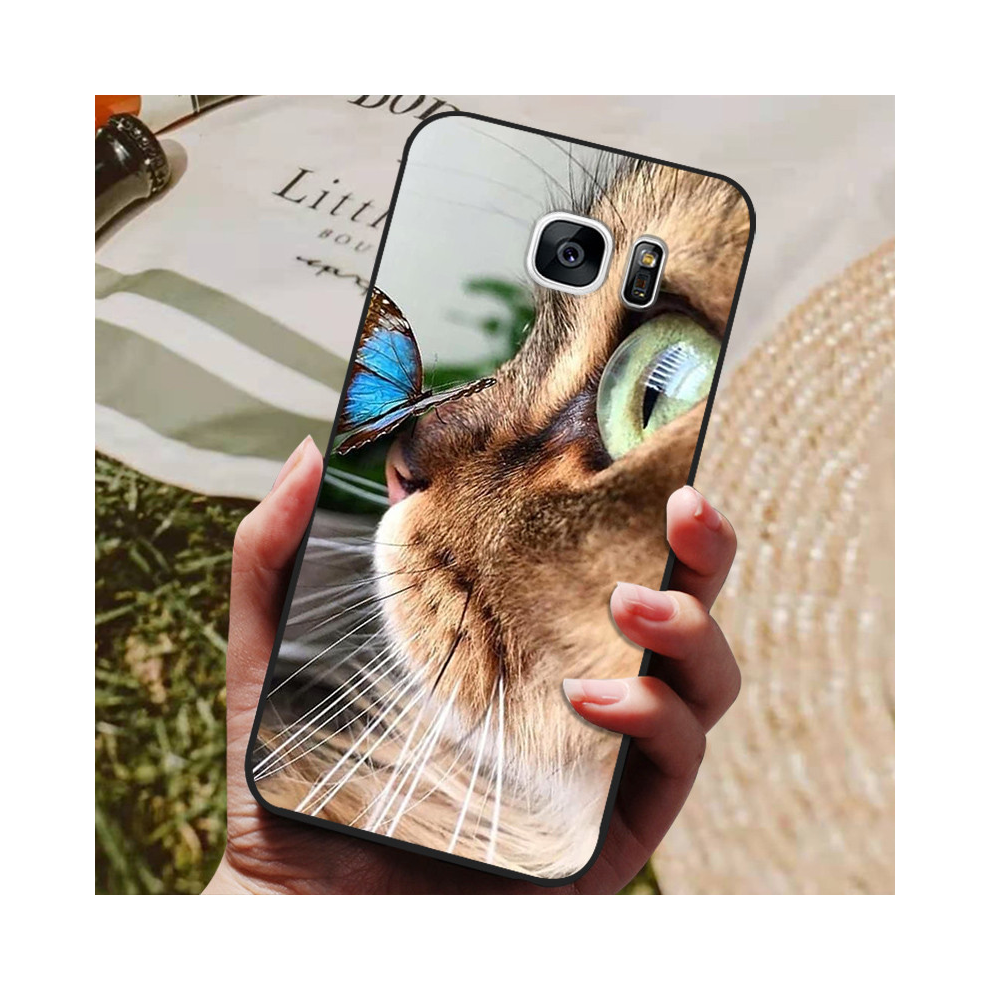 (7, For Samsung S7 Edge) For Samsung Galaxy S7 Edge Silicone Case Cute Patt 931287563608