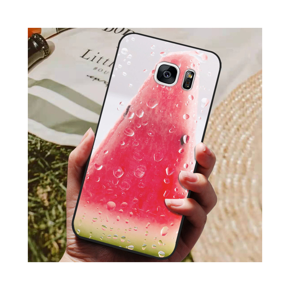 (5, For Samsung S6 Edge) For Samsung Galaxy S7 Edge Silicone Case Cute Patt 931287563660