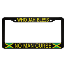 OFLORAL HVEM JAH VELSIG NO MAN CANNE ALUMINIUM LEGY LICER PLACE RAMM JAMAICAN FLAG GR?NNE SORT GUL FARVE G?LNING TIL US STANDARD CAR METAL METAL