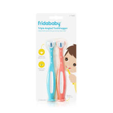 Frida Baby Triple-Angle Toothhugger Training Toothbrush for Toddler Oral Care Two Pack