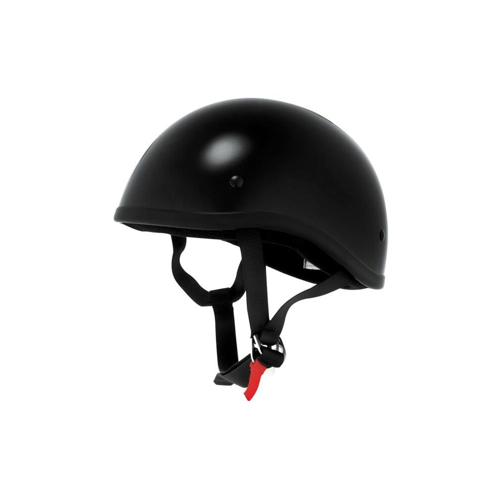 Skid Lid 646603 Original Solid Half Shell Helmet, - Large Black 887337141725